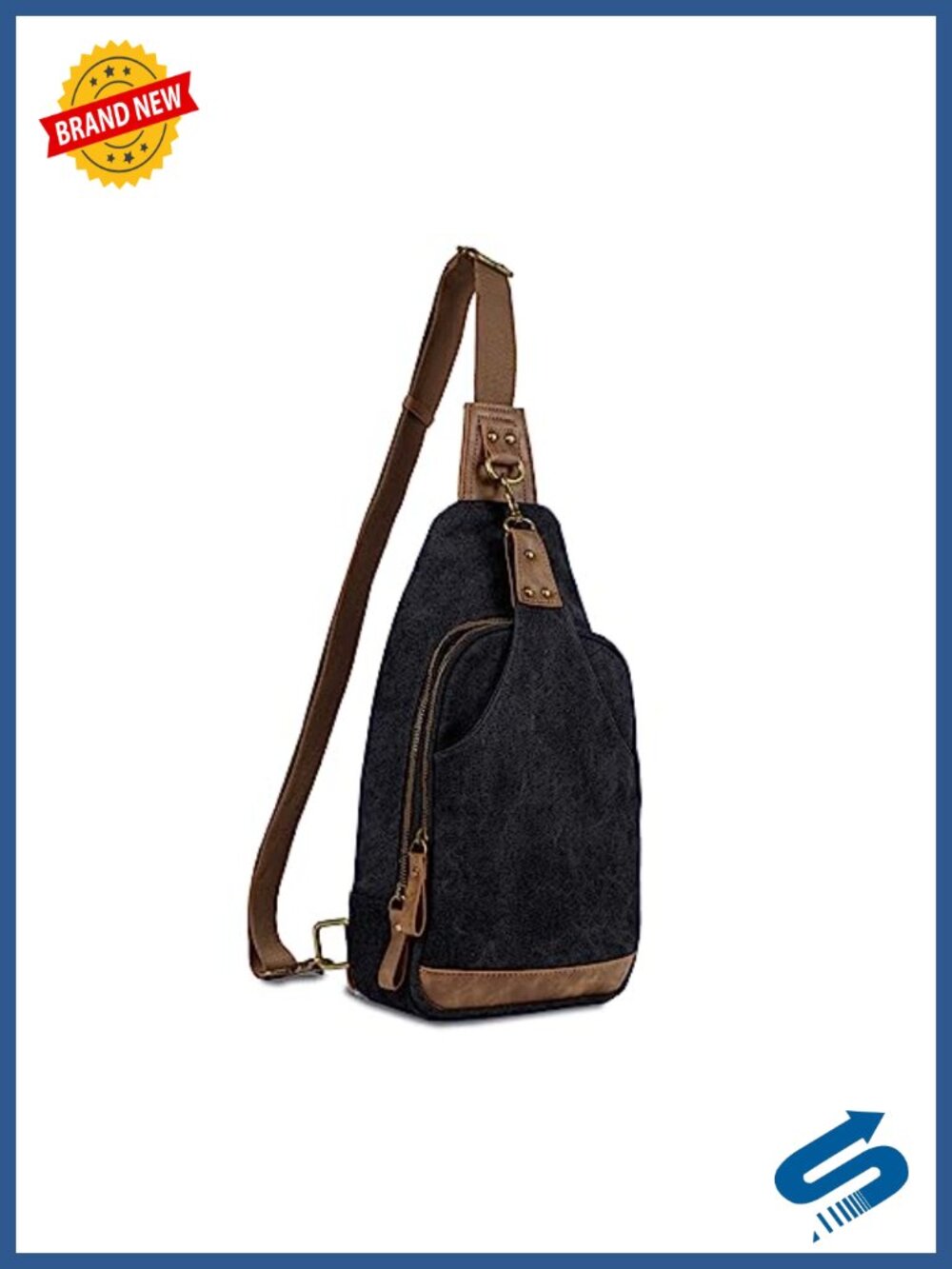 Canvas Concealed Carry Sling Bag Crossbody Backpack Purse CCW